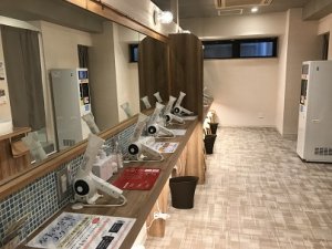 ホットヨガ教室ロイブの更衣室